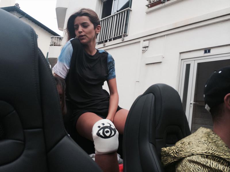 Calu Rivero en el Instagram de Peugeot