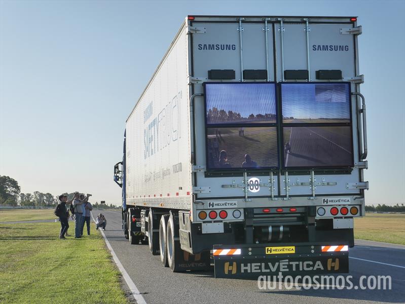 Samsung Safety Truck, presentación en Argentina
