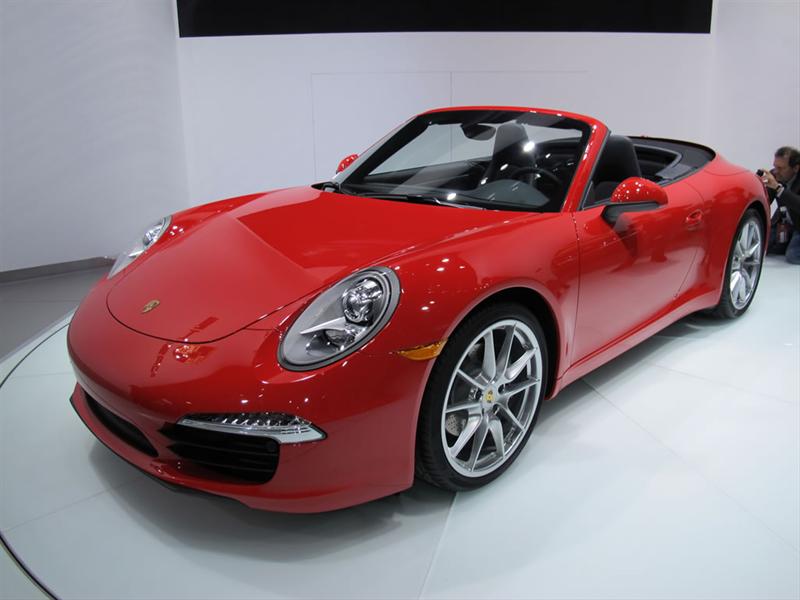 Porsche 911 Cabriolet 2013 en el Salón de Detroit