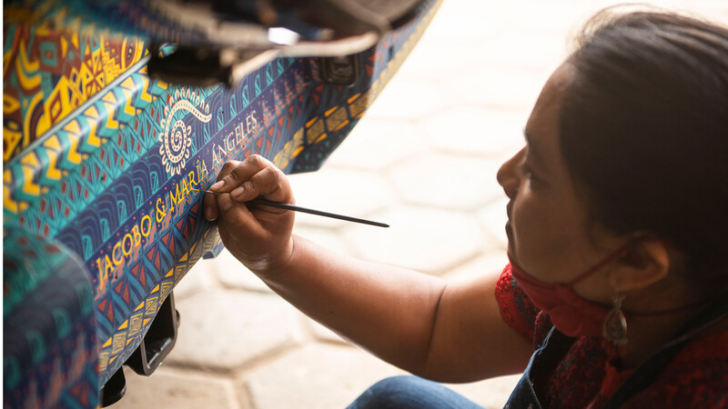 Mercedes-Benz Clase G, artesanía Zapoteca