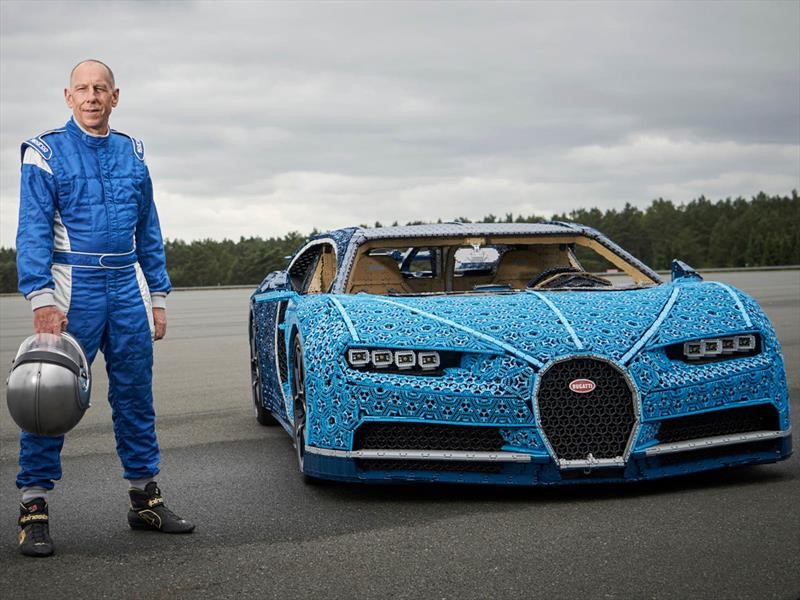 Bugatti Chiron de LEGO a tamaño real