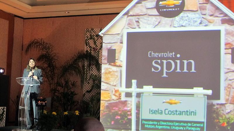 Chevrolet Spin, lanzamiento en Argentina