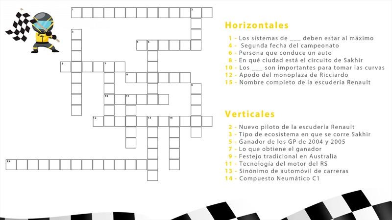 Material didáctico Renault F1