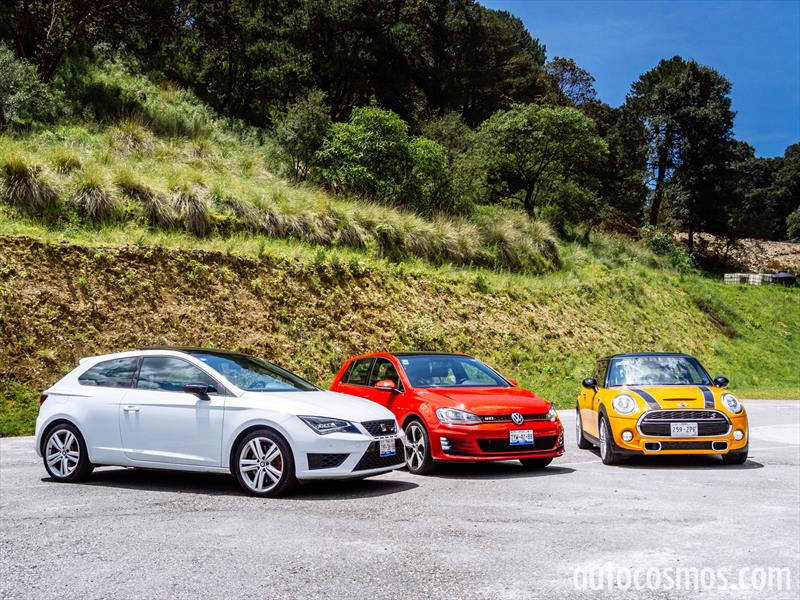 MINI Cooper S VS SEAT Leon CUPRA VS Volkswagen GTI