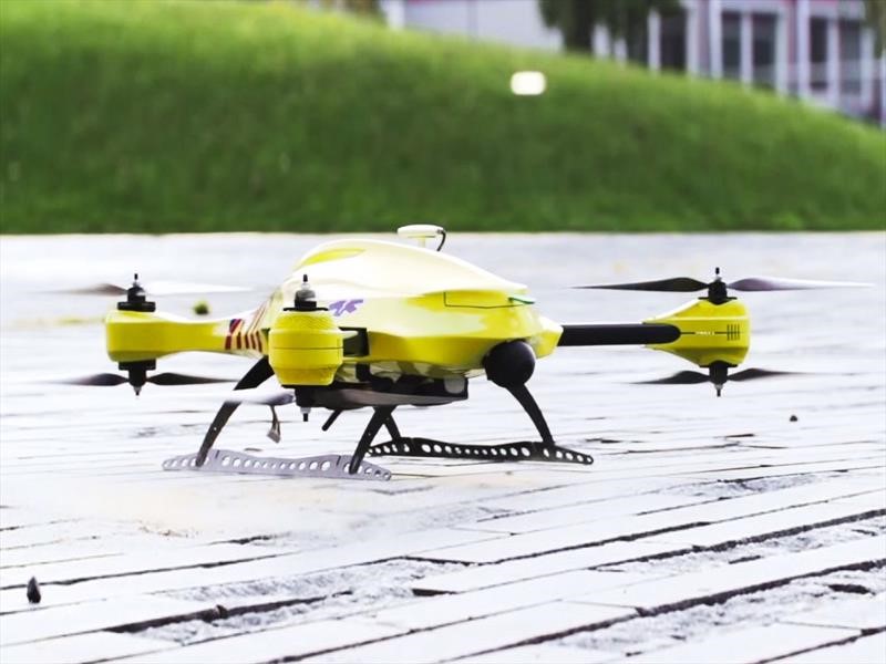 Drone ambulancia en Argentina