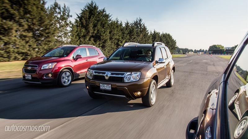Chevrolet Trax vs Ford Ecosport vs Renault Duster