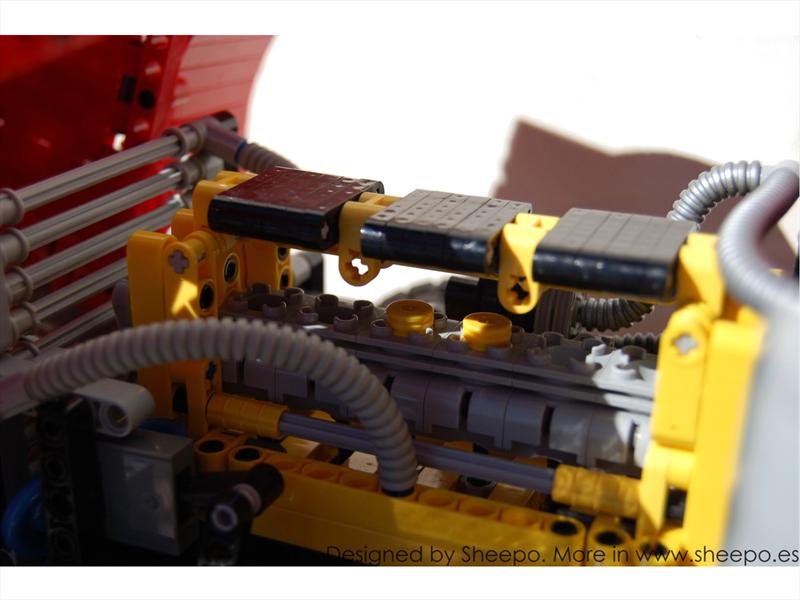 Tráiler construido con piezas de LEGO