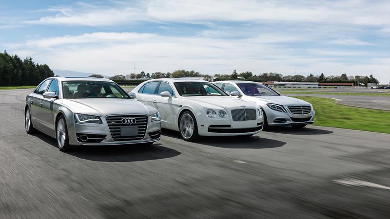 Audi S8 vs Bentley Flying Spur vs Mercedes S500