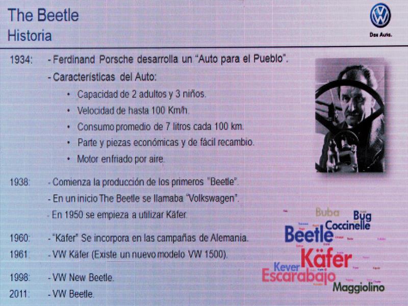 Volkswagen Beetle 2015 Lanzamiento en Chile