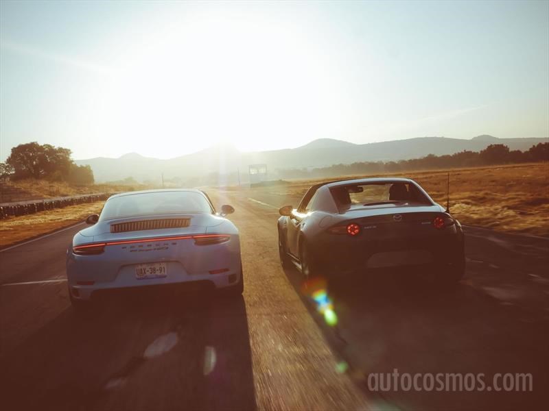 Mazda MX-5 RF vs Porsche 911 Targa 4 GTS