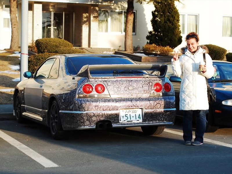 Nissan GT-R R33 tatuado