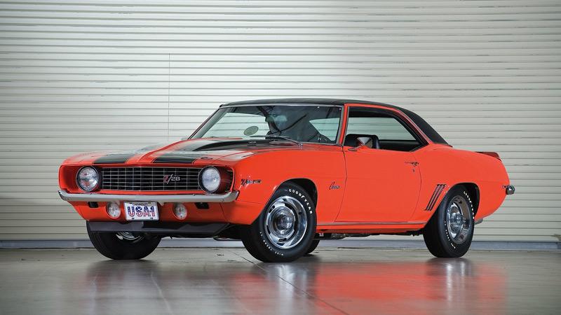 Top 10: Chevrolet Camaro Z28 1969