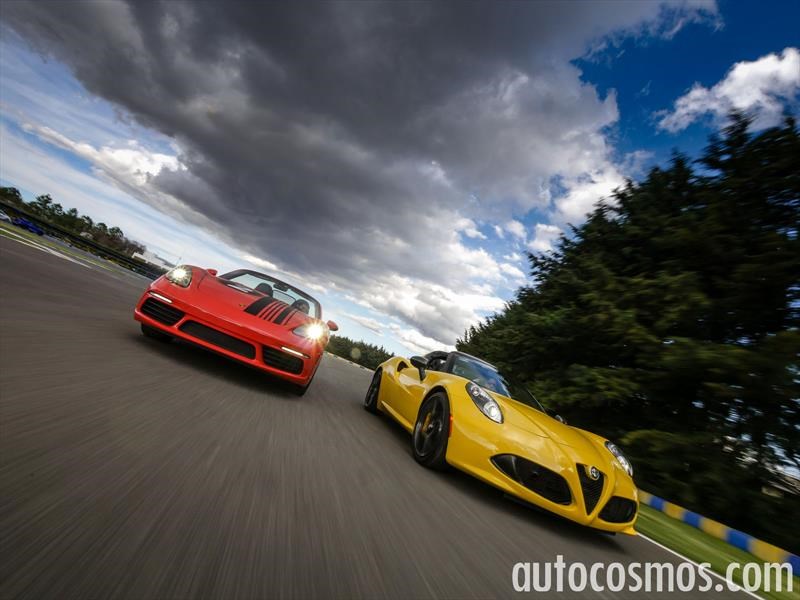 Alfa Romeo 4C Spider vs Porsche 718 Boxster