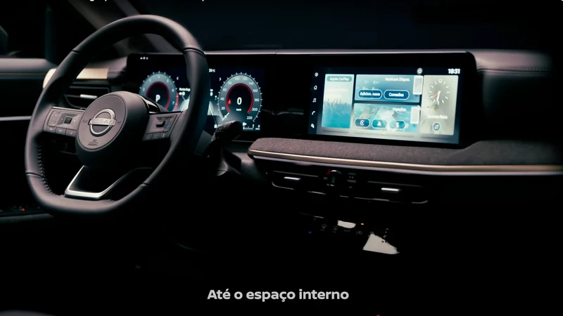 Nuevo Nissan Kicks: teasers del interior