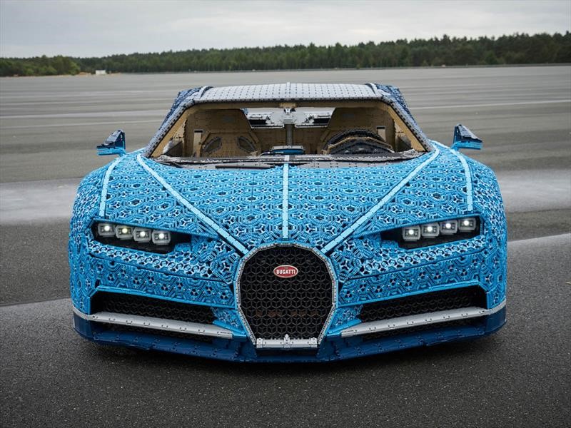 Bugatti Chiron de LEGO a tamaño real