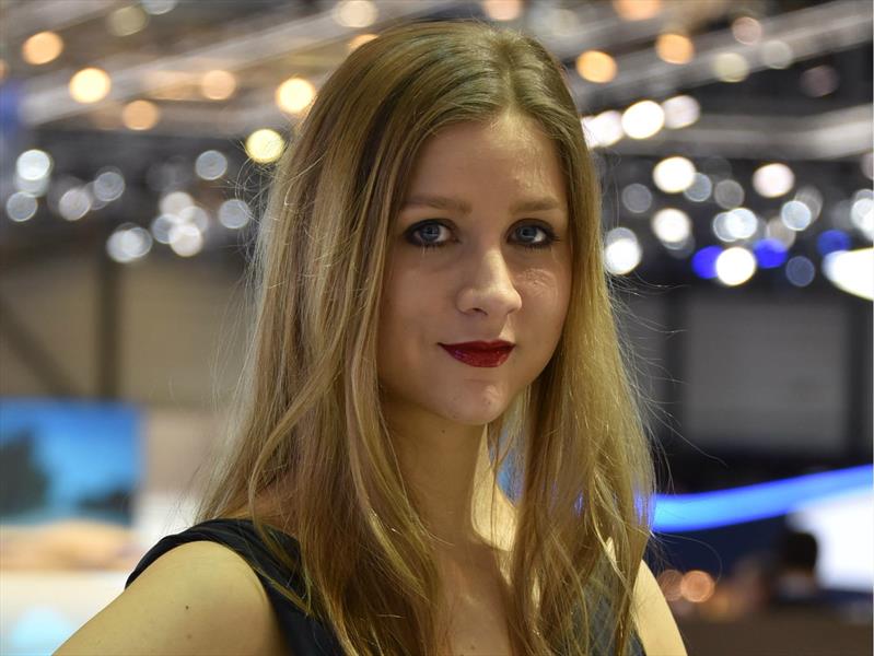 Las chicas del Auto Show de Ginebra 2015