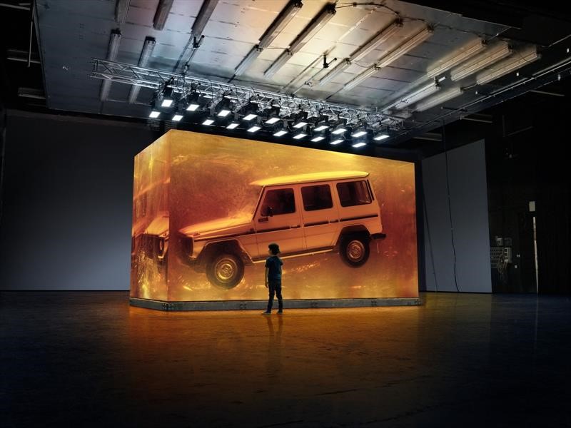 Mercedes-Benz Clase G cubierto de resina