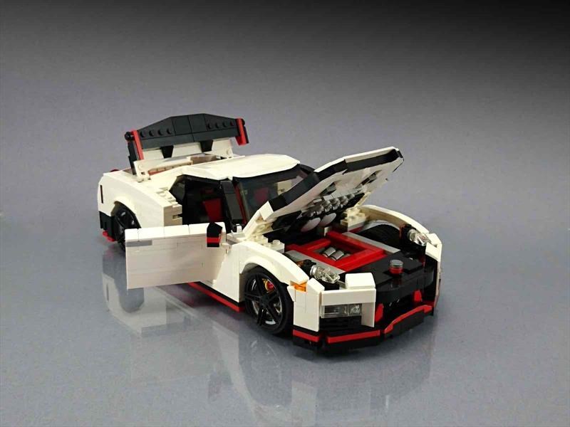 Nissan GT-R Nismo al estilo Lego
