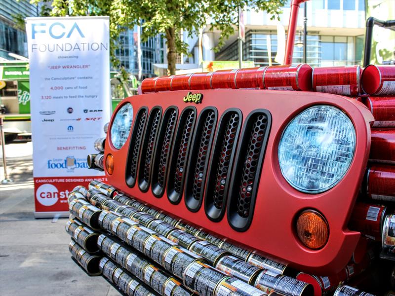 Un Jeep Wrangler creado con más de 4,500 latas