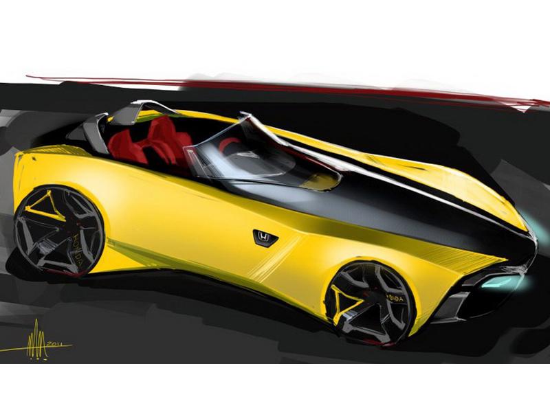 Honda S2000 Roadster 2020 creado por estudiante