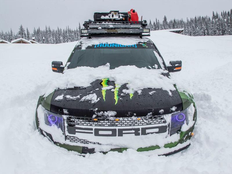 Ken Block y su Ford F-150 RaptorTrax