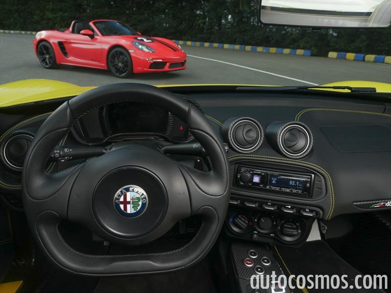 Alfa Romeo 4C Spider vs Porsche 718 Boxster