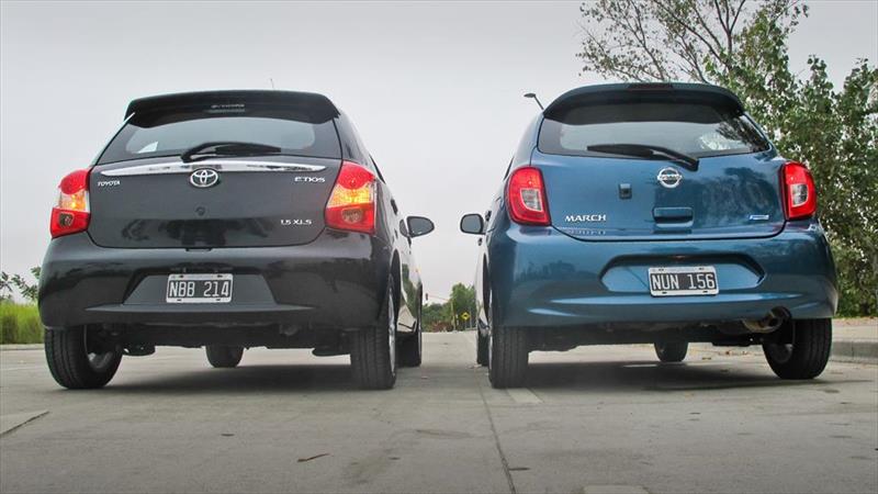 Nissan March vs. Toyota Etios