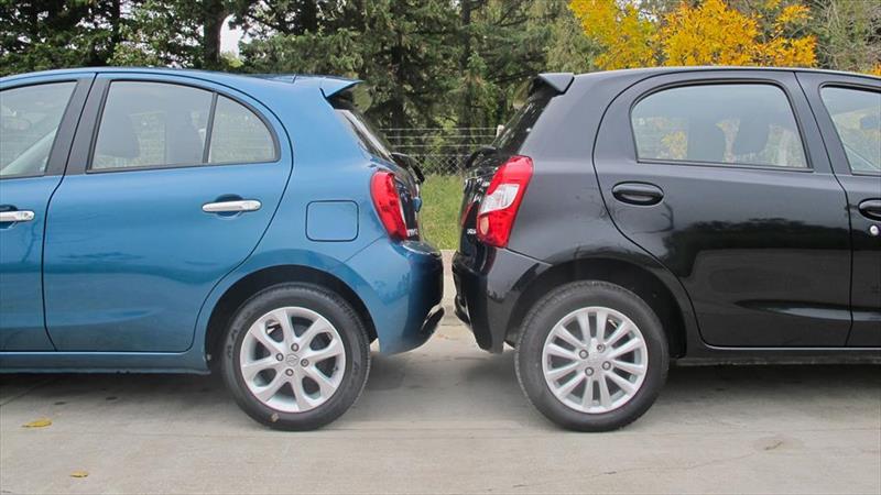 Nissan March vs. Toyota Etios