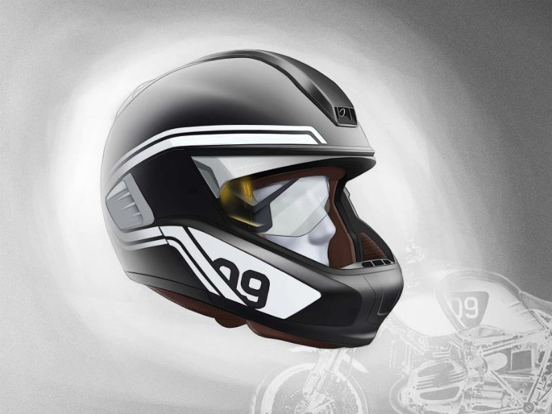 BMW Motorrad, luz láser & casco Head-Up Display