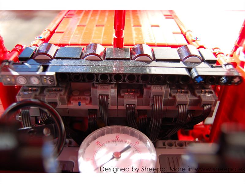 Tráiler construido con piezas de LEGO