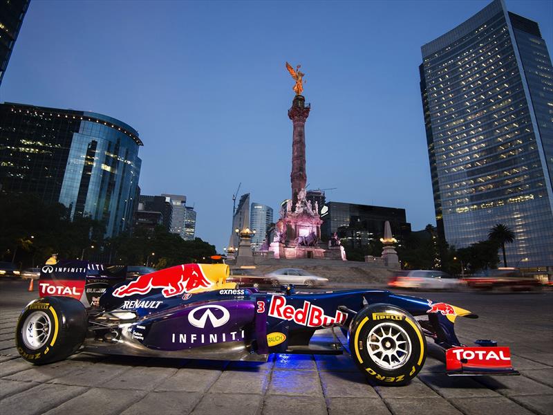  F1 de Infiniti Red Bull Racing en el Zócalo