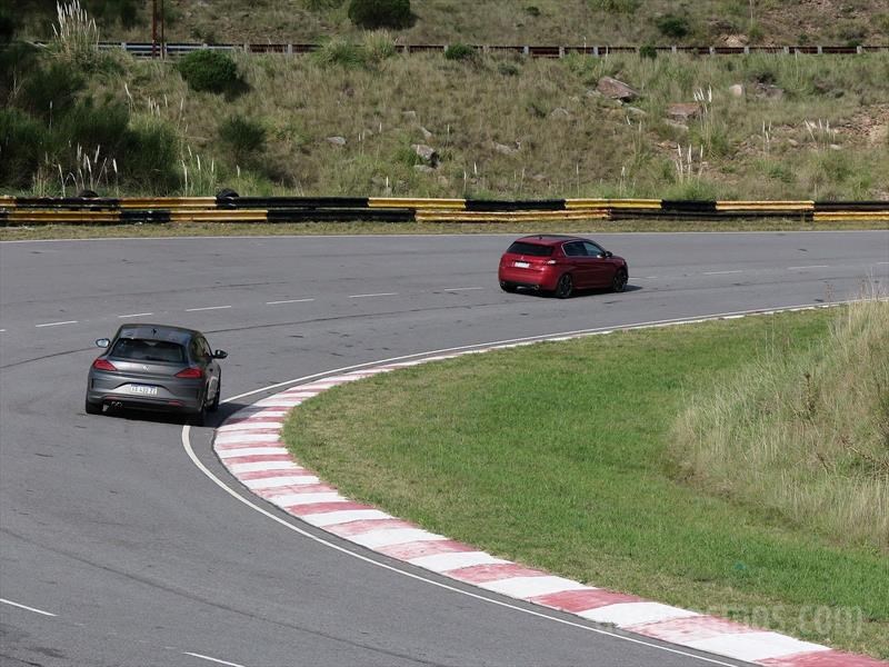 Peugeot 308 S GTi, Renault Megane RS, VW Scirocco