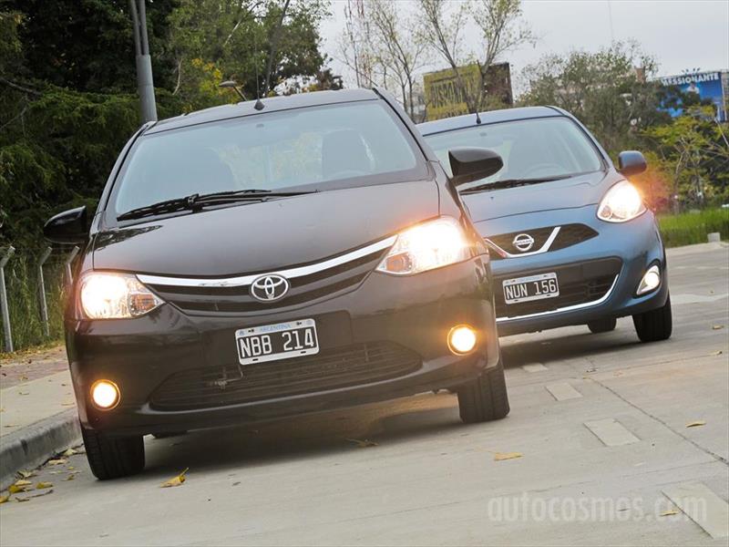 Nissan March vs. Toyota Etios