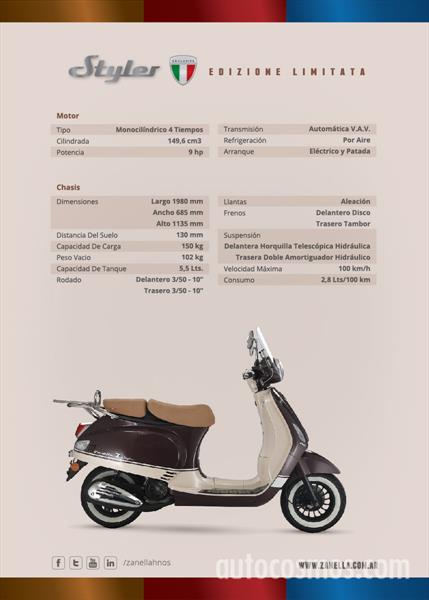 Zanella Styler 150 Exclusive Z3 Edizione Limitata