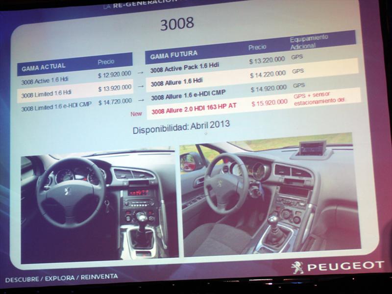 Peugeot Chile Lanzamiento gama GPS 2013