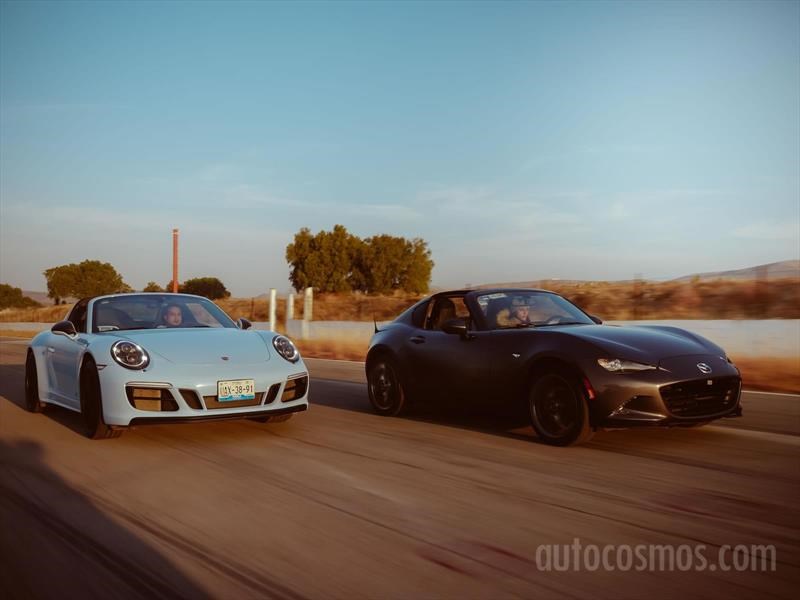 Mazda MX-5 RF vs Porsche 911 Targa 4 GTS