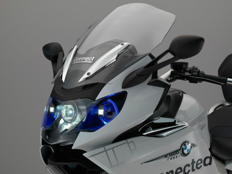 BMW Motorrad, luz láser & casco Head-Up Display
