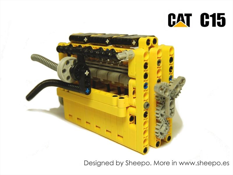 Tráiler construido con piezas de LEGO