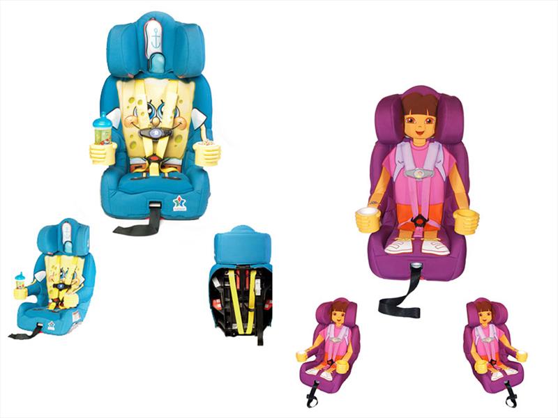 Sillas de seguridad con personajes infantiles