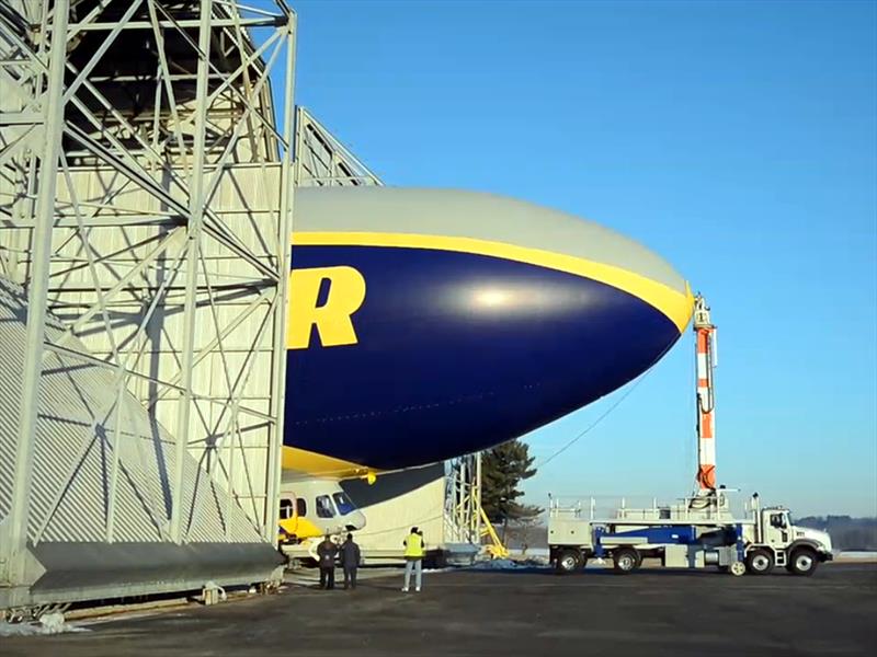 El nuevo dirigible de Goodyear