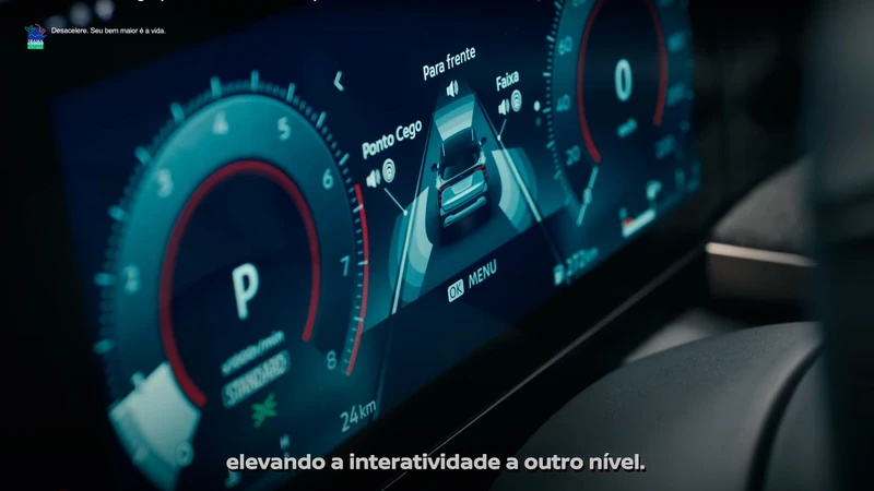 Nuevo Nissan Kicks: teasers del interior