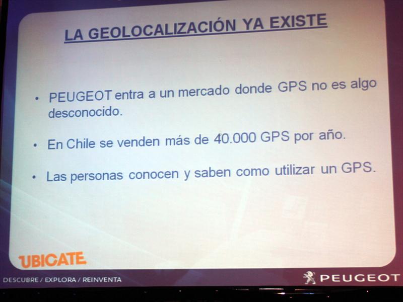 Peugeot Chile Lanzamiento gama GPS 2013
