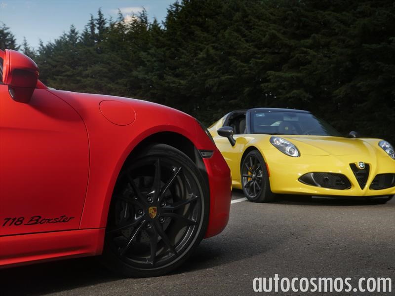 Alfa Romeo 4C Spider vs Porsche 718 Boxster