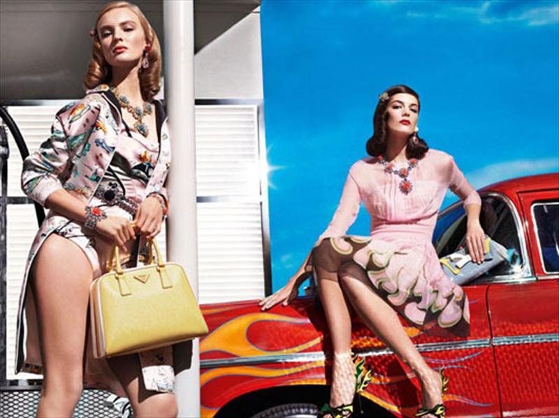 Prada y sus zapatos estilo Cadillac de los 50s