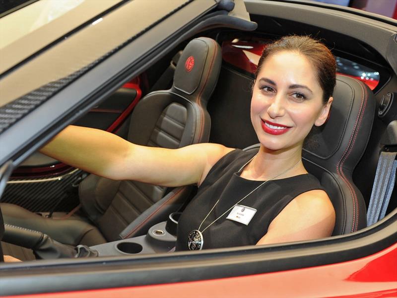 Las chicas del Auto Show de Frankfurt 2015