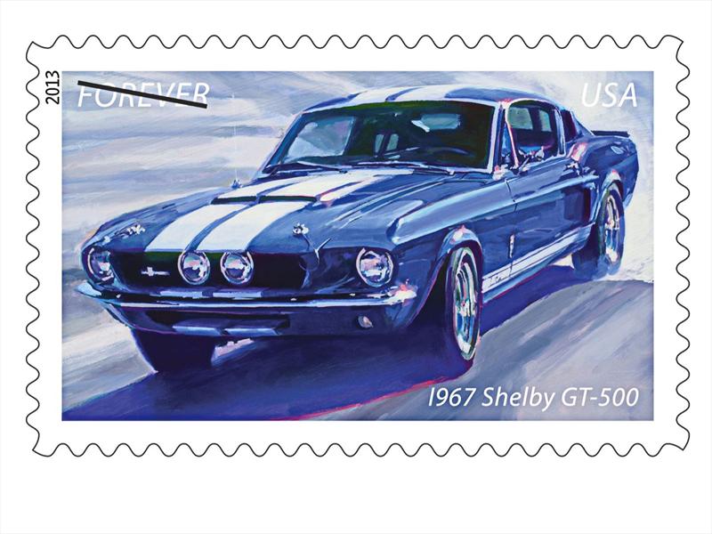 Estampillas de Muscle Cars