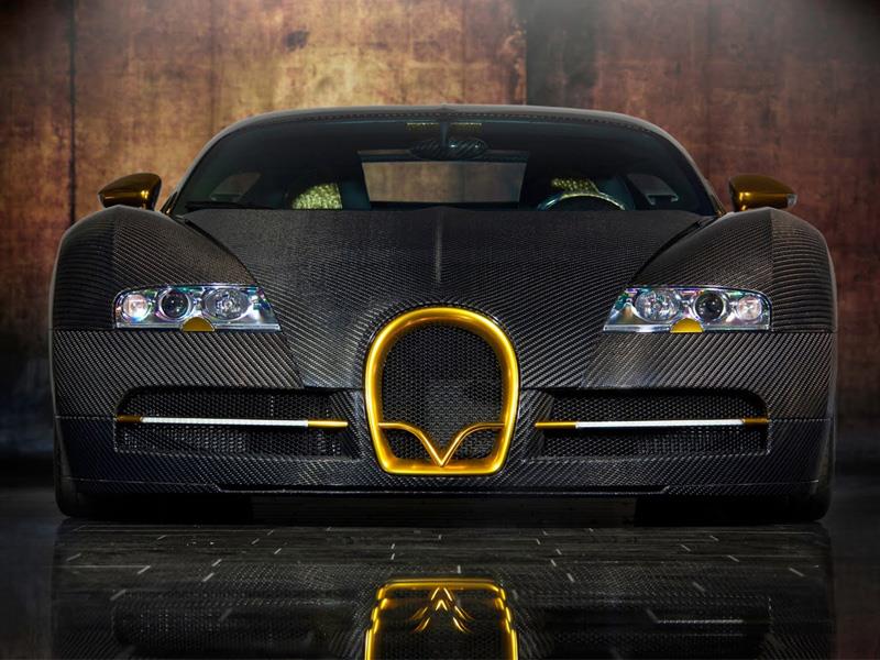 Carrocería con terminado de fibra de carbón