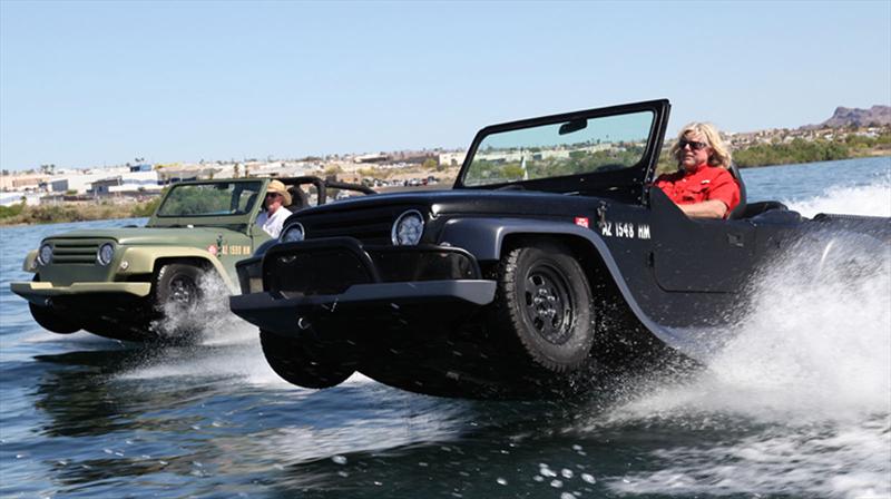 WaterCar Panther, un Jeep anfibio