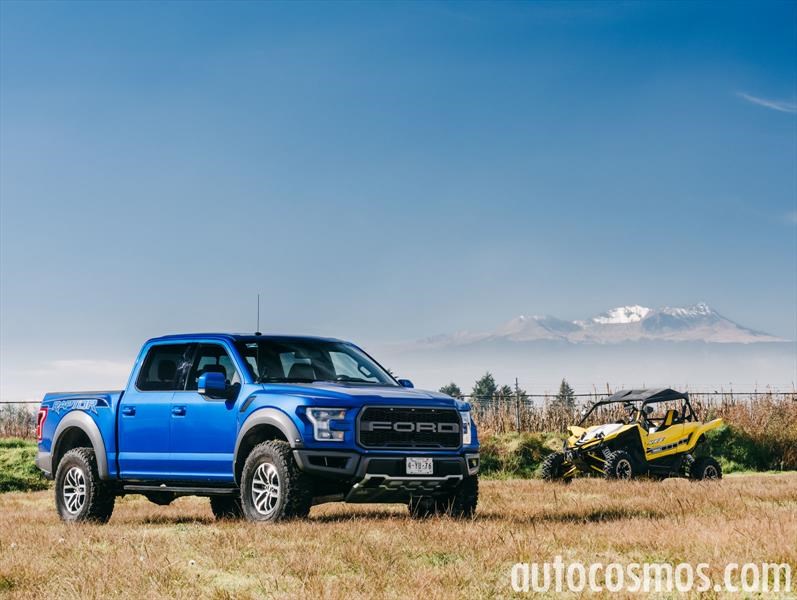 Ford Lobo Raptor 2017 y Yamaha YXZ 1000 R