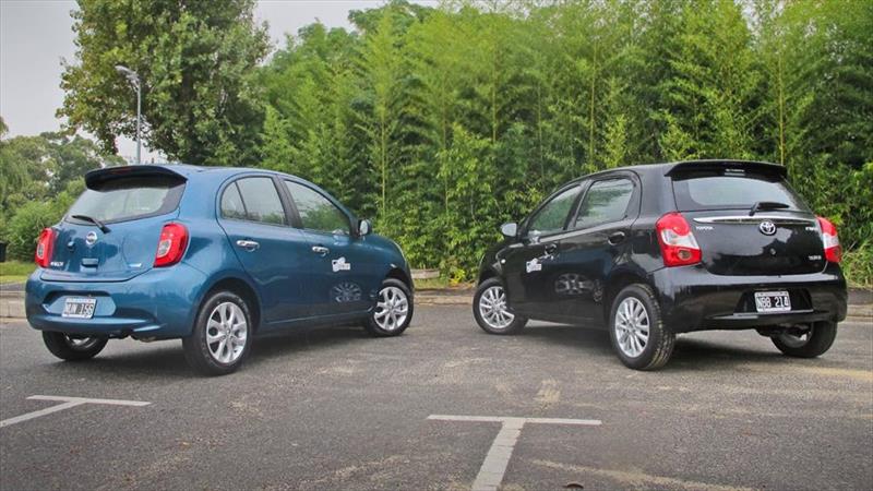 Nissan March vs. Toyota Etios